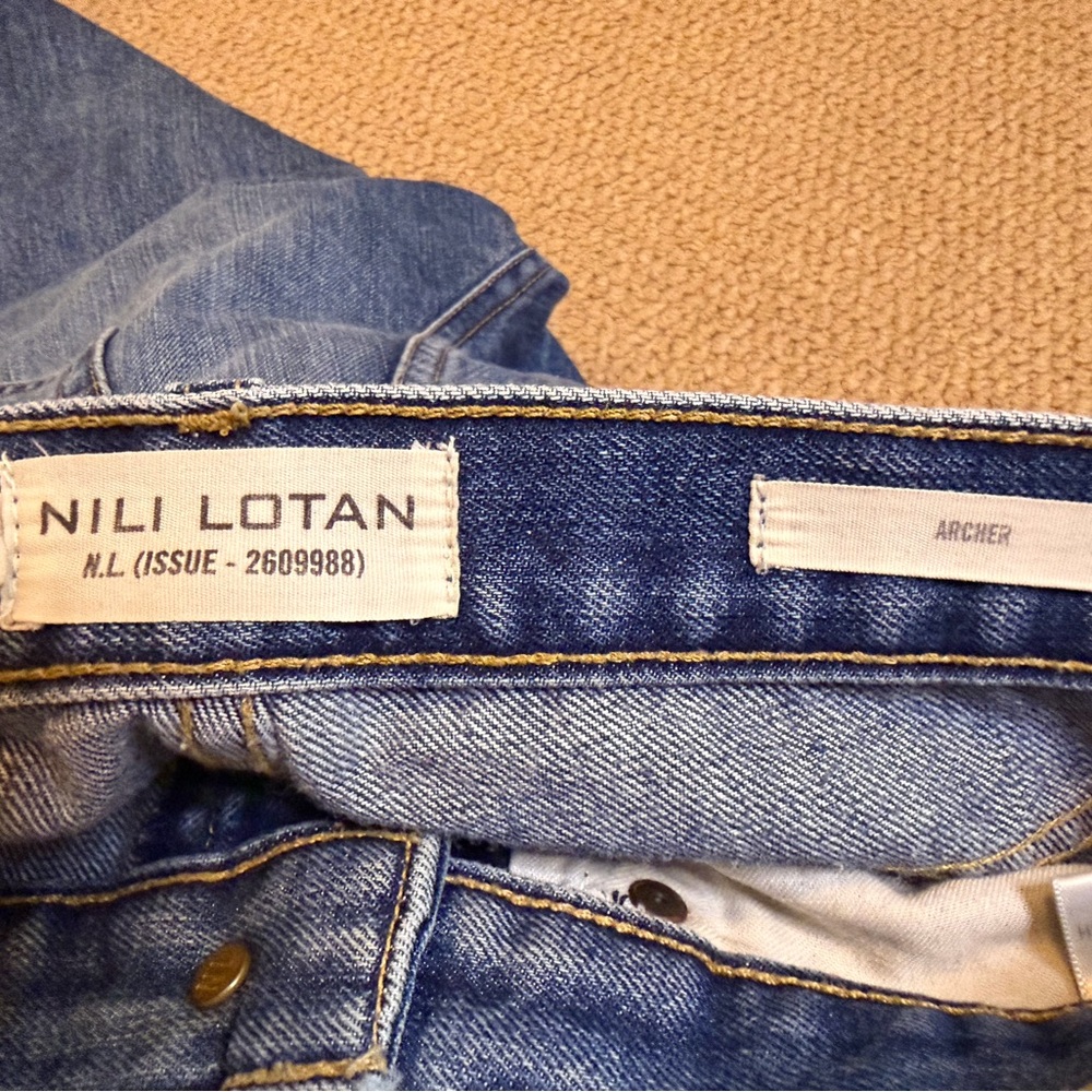 Nili Lotan Archer Jeans Sz 25 - Picture 10 of 16
